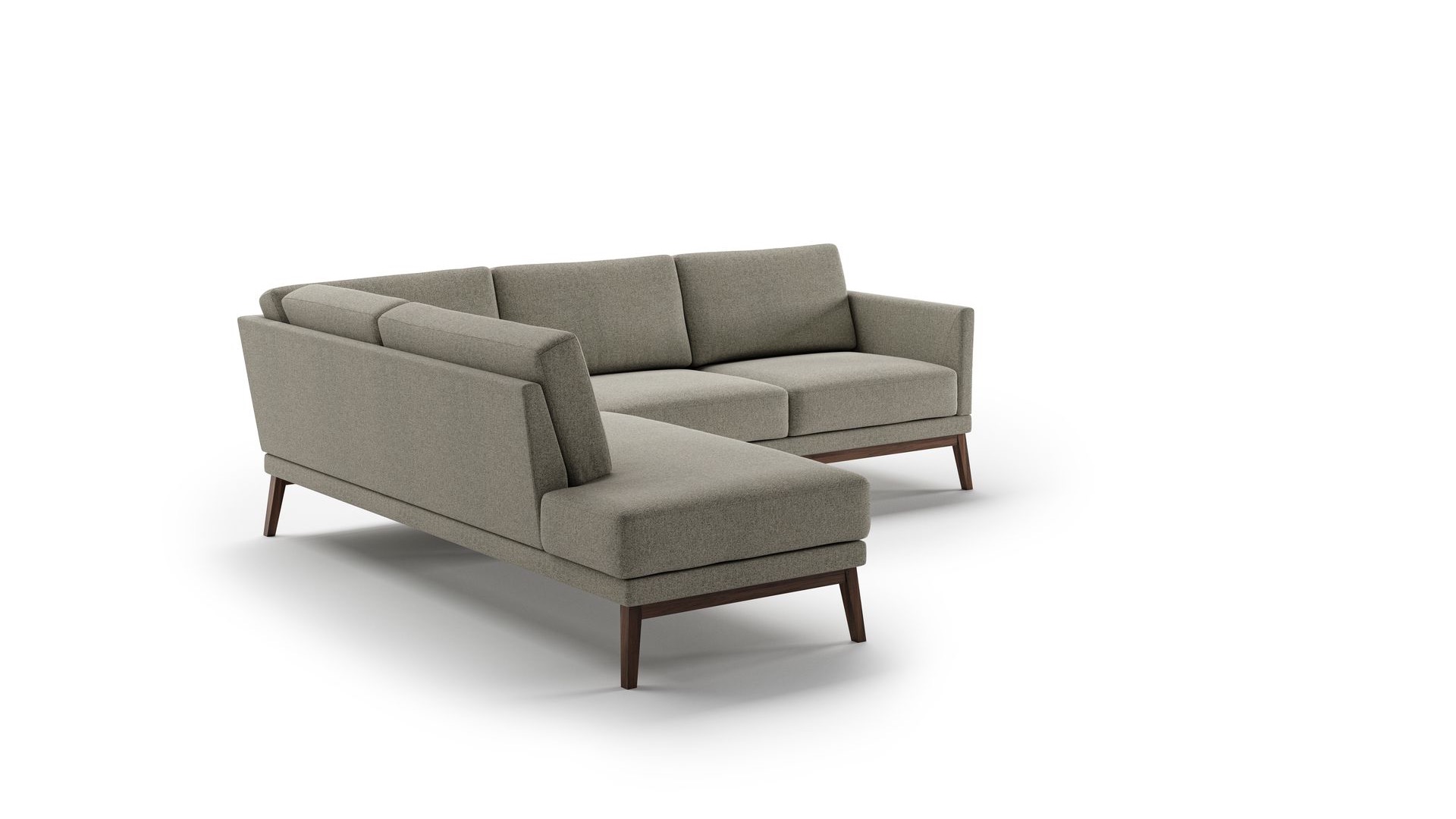 Viola Sectional Rene 03 Walnut Base
