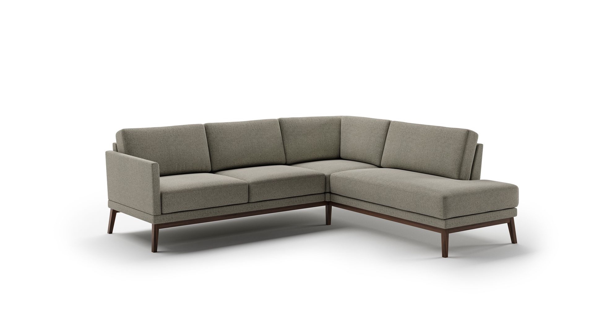 Viola Sectional Rene 03 Walnut Base