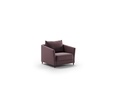 Erika Cot Size Chair Sleeper - Luna 29 - 126/9 Walnut