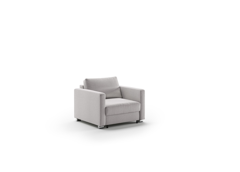 Fantasy Cot Size Chair Sleeper - Fun 496 - 217/6 Chrome