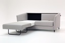 Erika Nest Queen Size Loveseat Sleeper Luna 33 / 126/9 Wenge