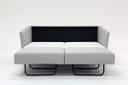 Erika Nest Full XL Size Loveseat Sleeper Luna 33 / 126/9 Wenge
