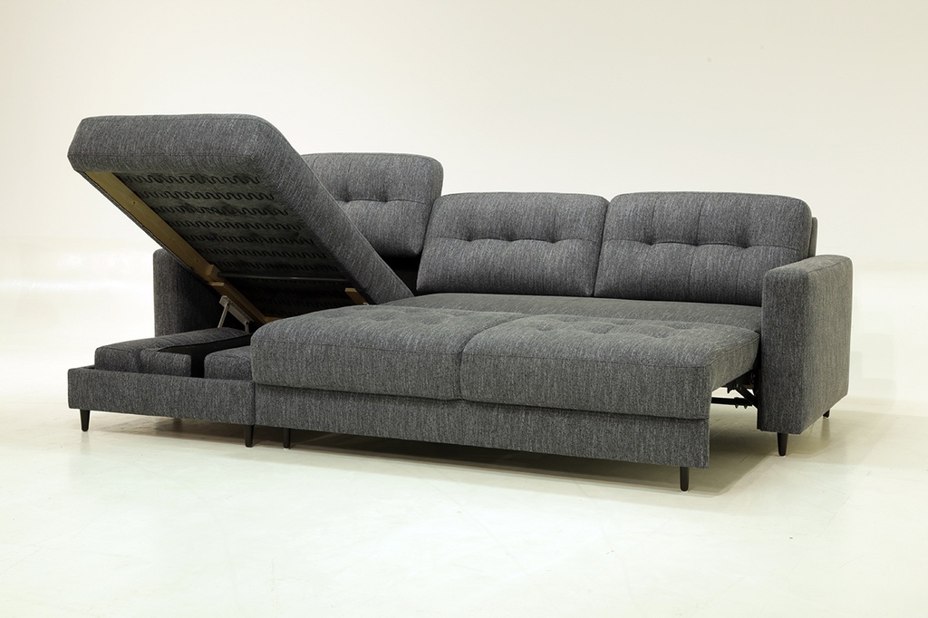 Noah Flip LHF Chaise + RHF Loveseat Sleeper Rene 04 / 225/9