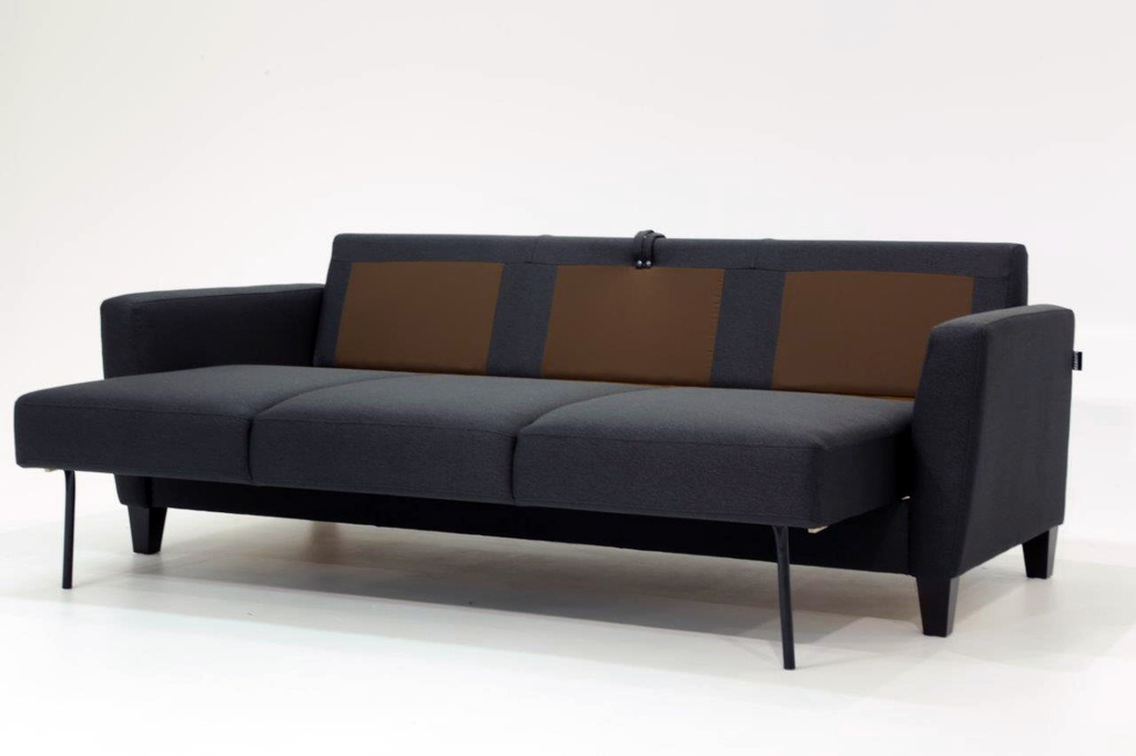 Uni Easy Full Size Sofa Sleeper Luna 96  / 104/12 Walnut