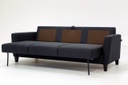 Uni Easy Full Size Sofa Sleeper Luna 96  / 104/12 Walnut