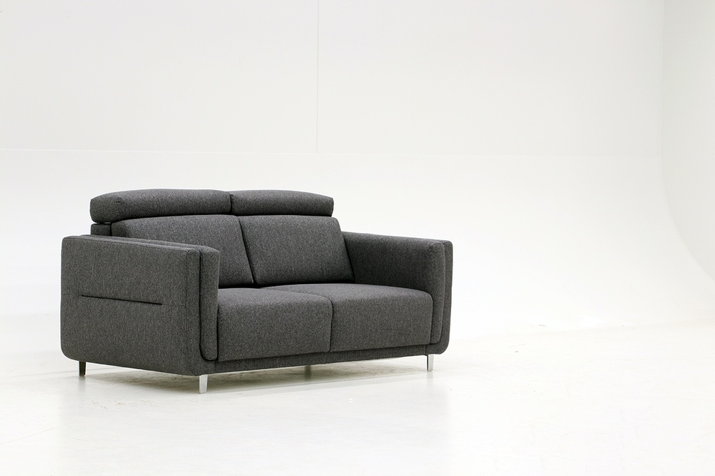 Paris Nest Queen Size Loveseat Sleeper Rene 04  / 234/9 Chrome