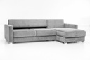 Hampton LHF Queen Size Loveseat Sleeper + RHF Chaise Rodeo 104 / 217/6 Chrome