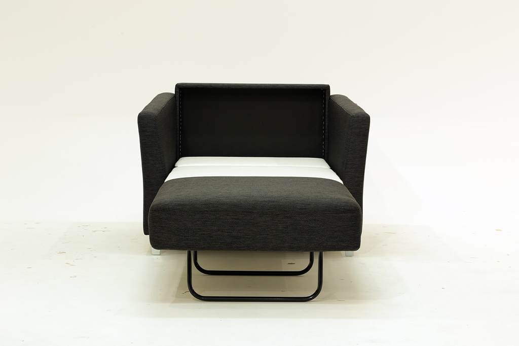 Monika Cot Size Chair Sleeper Loule 630 / 234/9 Chrome