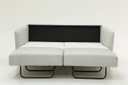 Monika Queen Size Loveseat Sleeper Fun 496 / 234/9 Chrome