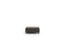 Functional Coffee Table - Oliver 515 - Walnut Table Top - Casters