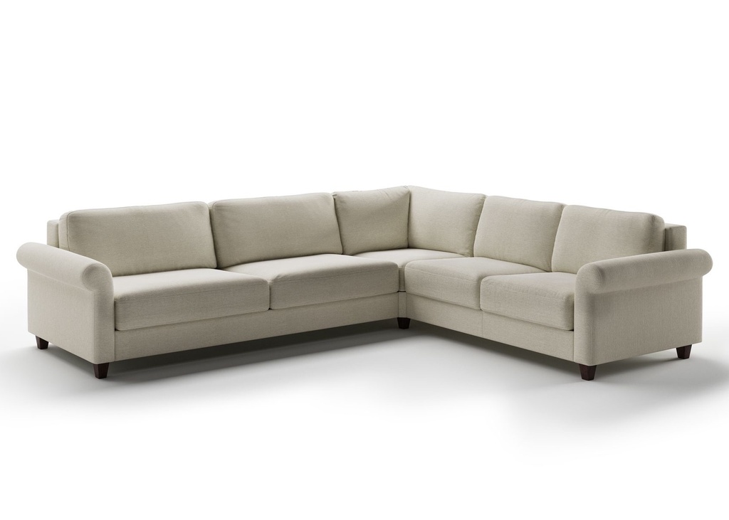 Flex King Size Sectional Sleeper - Rolled Arm