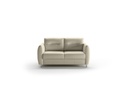 [JAMI-MAXM-SA/0127-234/9-CR] Jamie Queen Loveseat Sleeper - Soft Antique 0127 - 234/9 Chrome