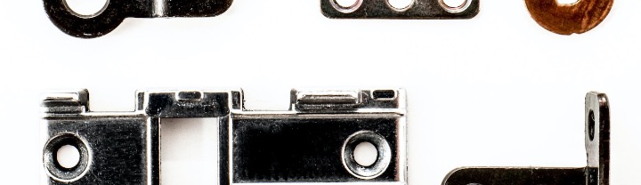 black and silver camera on white surface