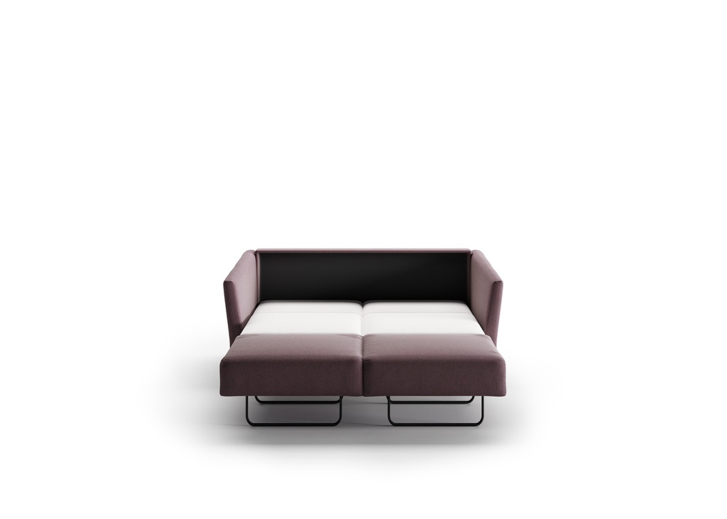 Erika Queen Size Loveseat Sleeper - Luna 29 - 126/9 Walnut