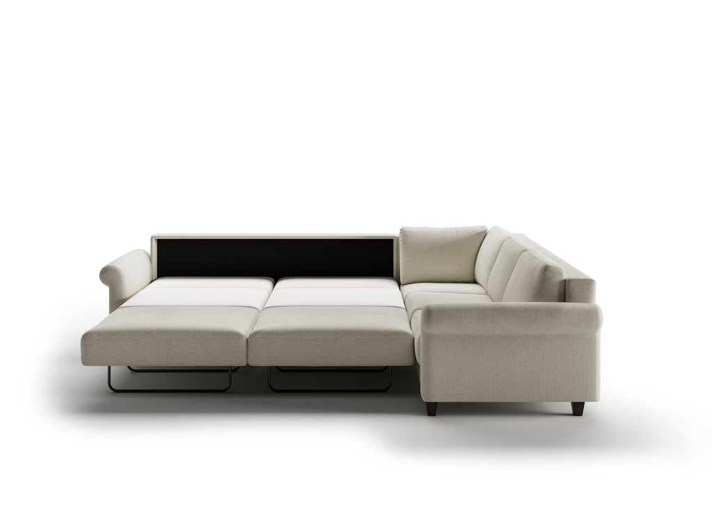 Flex King Size Sectional Sleeper - Rolled Arm