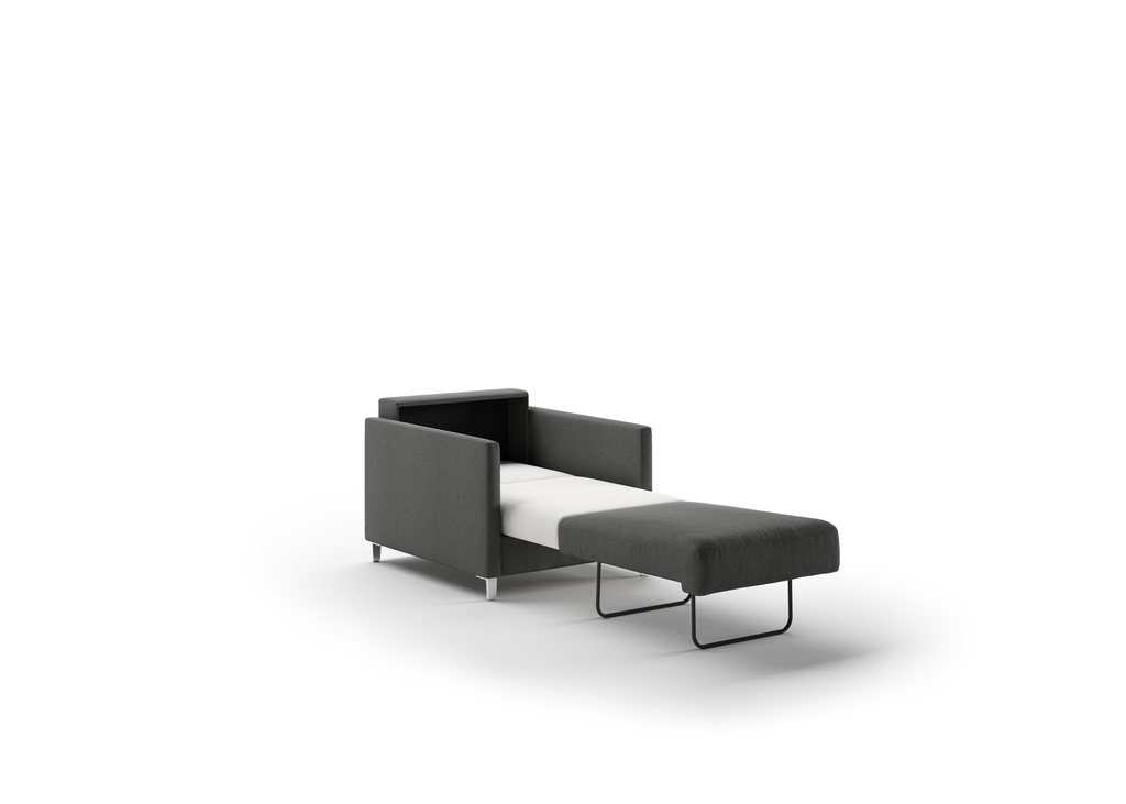 Elfin Cot Size Chair Sleeper - Luna 35 - 234/9 Chrome