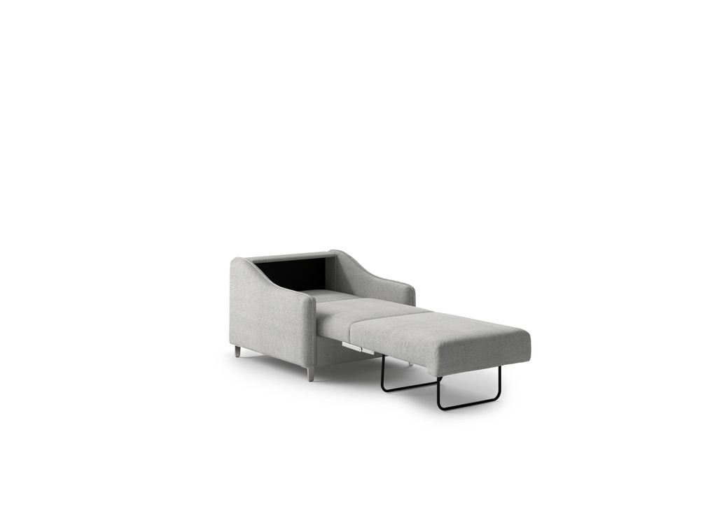 Ethos Cot Size Chair Sleeper - Oliver 173 - 234/9 Chrome