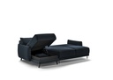 Dolphin ED Sectional Loveseat Chaise Glamour 13/ 133/12 Black