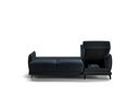 Dolphin ED Sectional Loveseat Chaise Glamour 13/ 133/12 Black