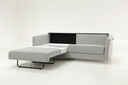 Monika King Size Sofa Sleeper Oliver 173 / 234/9 Chrome