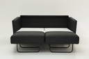 Monika Full XL Size Loveseat Sleeper Loule 630 / 234/9 Chrome