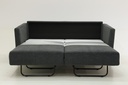 Monika Queen Size Loveseat Sleeper Oliver 515 / 234/9 Chrome
