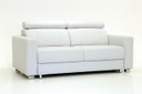 West Level Power Queen Size Loveseat Sleeper Soft Antique 0000 / 216/6 Chrome