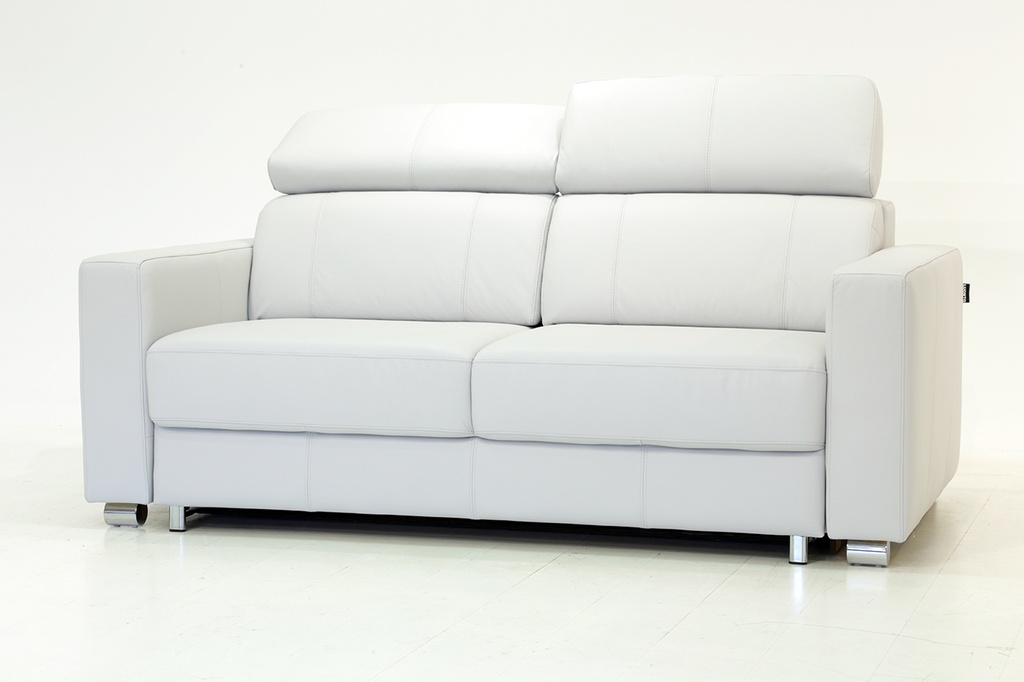West Level Power Queen Size Loveseat Sleeper Soft Antique 0000 / 216/6 Chrome