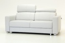 West Level Power Queen Size Loveseat Sleeper Soft Antique 0000 / 216/6 Chrome