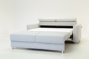 West Level Power Queen Size Loveseat Sleeper Soft Antique 0000 / 216/6 Chrome
