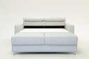 West Level Power Queen Size Loveseat Sleeper Soft Antique 0000 / 216/6 Chrome