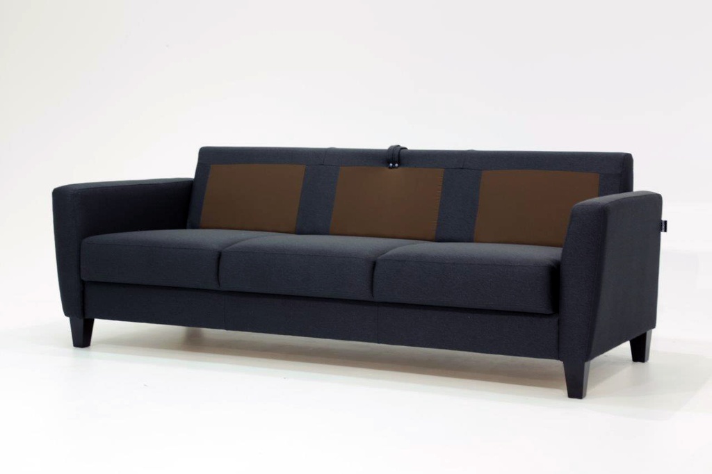 Uni Easy Full Size Sofa Sleeper Luna 96  / 104/12 Walnut