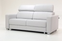 West Level Queen Size Loveseat Sleeper Soft Antique 4100 / 216/6 Chrome