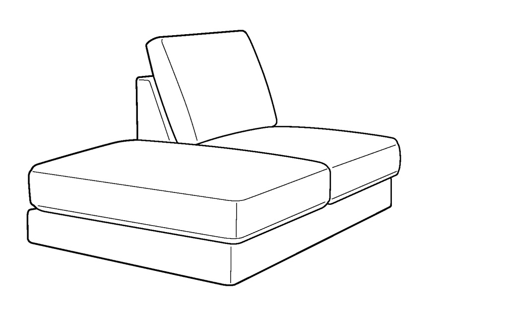Capri LHF Chaise End