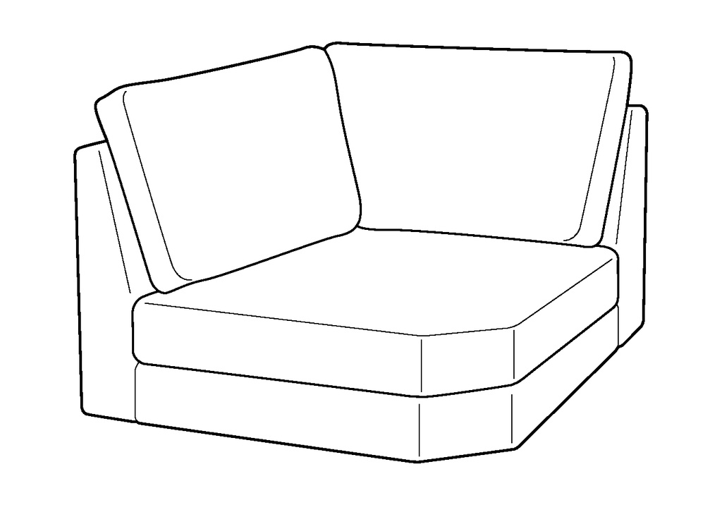 Capri Wedge Corner