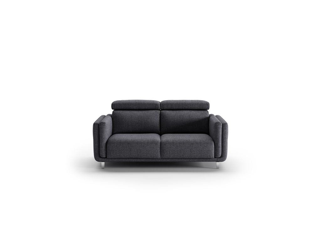 Paris Queen Loveseat Sleeper - Rene 04 - 234/9 Chrome (DROP)