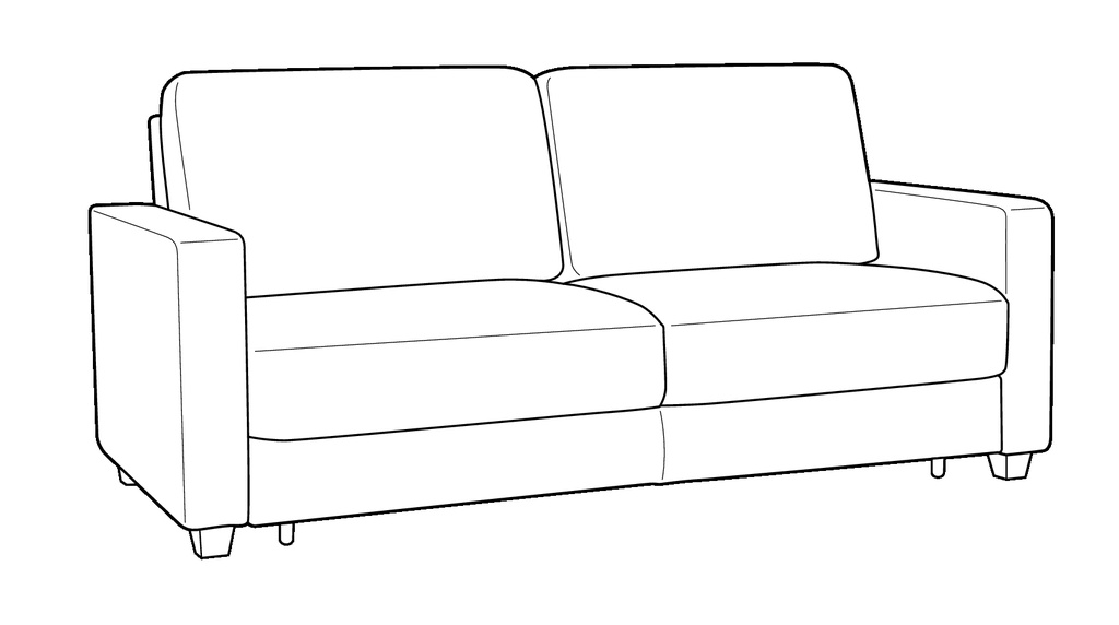 Hampton Queen Loveseat Sleeper