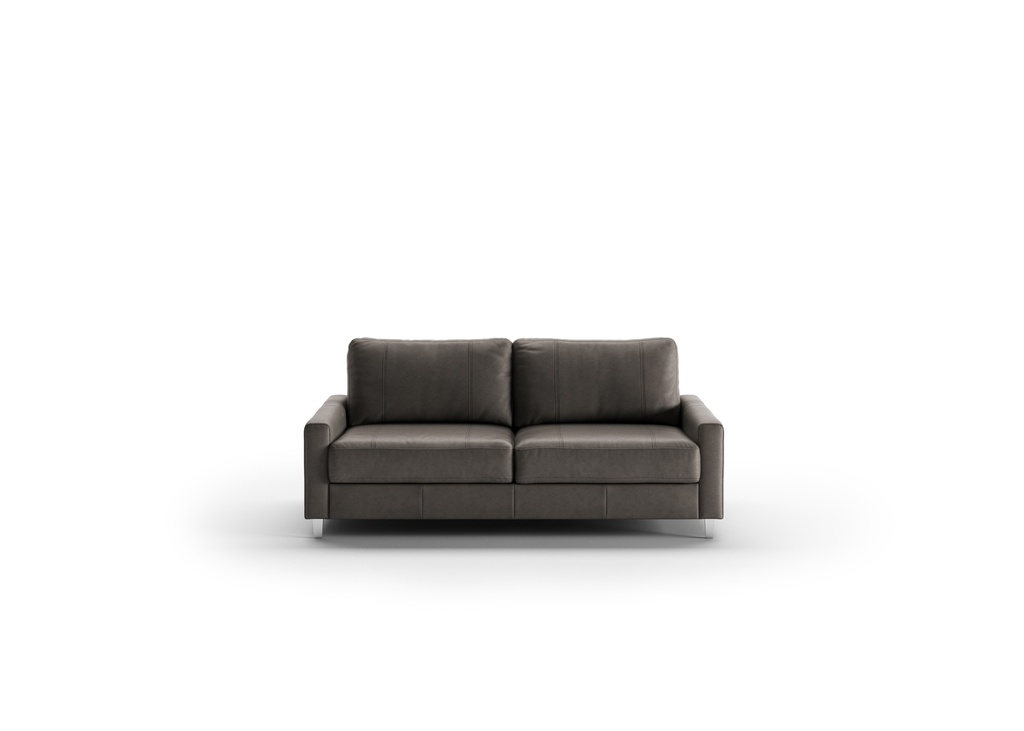 Nico Queen Loveseat Sleeper - Soft Antique 4340 - 234/9 Chrome