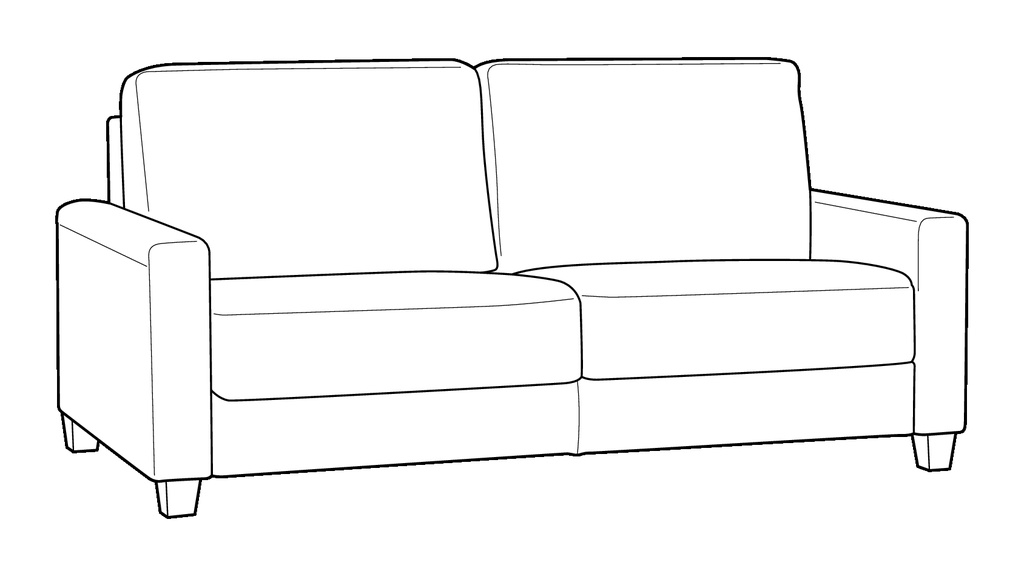 Nico Queen Loveseat Sleeper