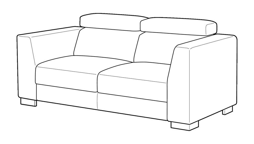 Halti Loveseat - Stationary