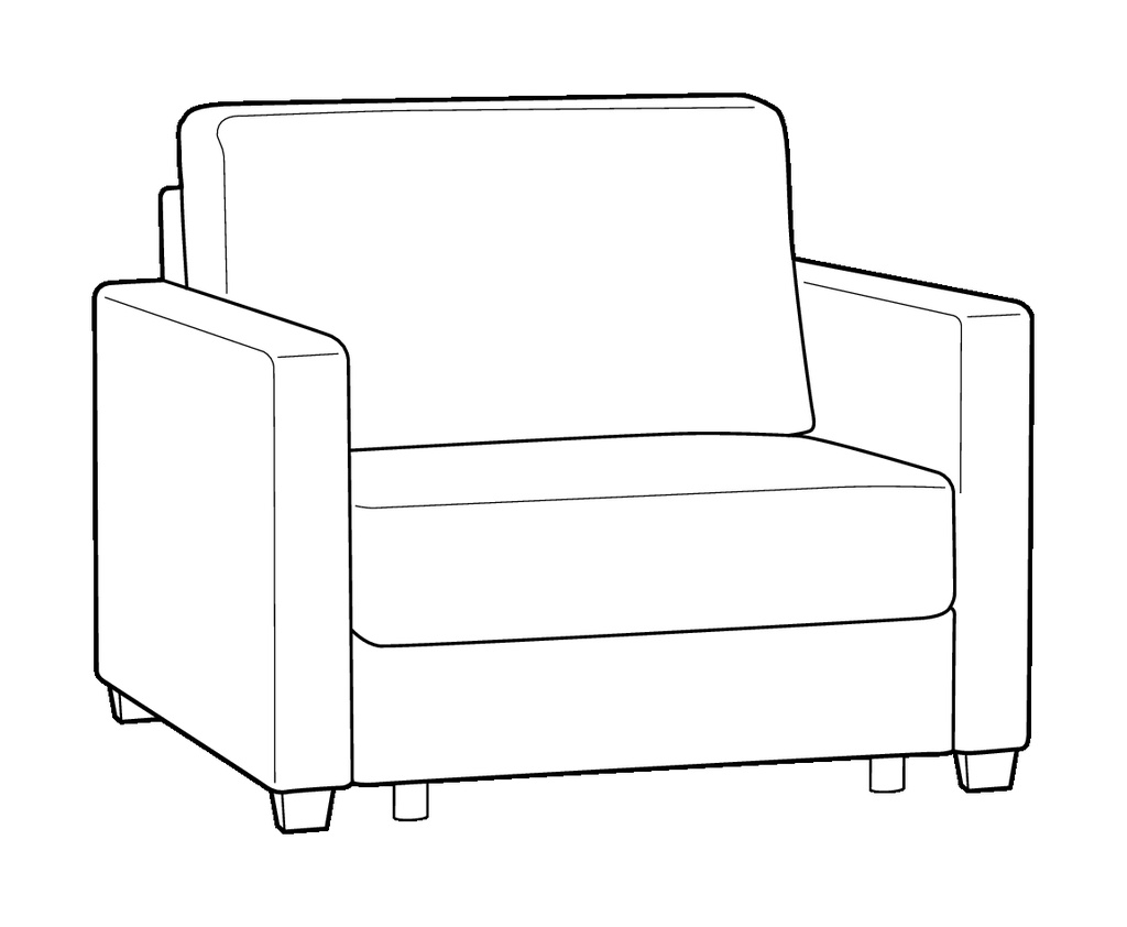 Fantasy Cot Chair Sleeper