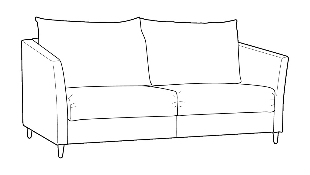 Erika Full XL Loveseat Sleeper