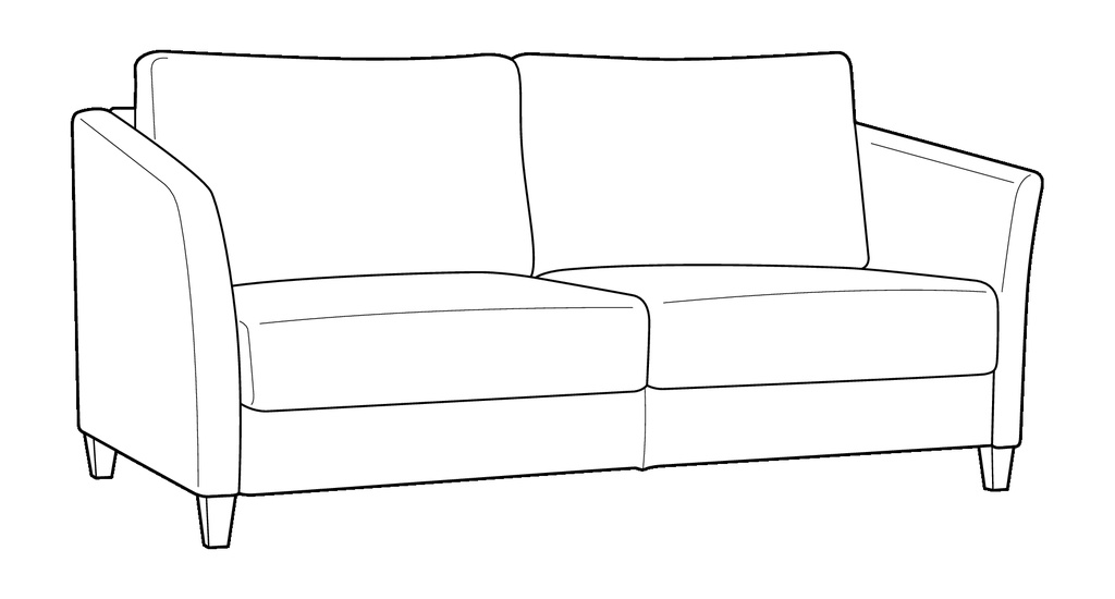 Naples Queen Loveseat Sleeper