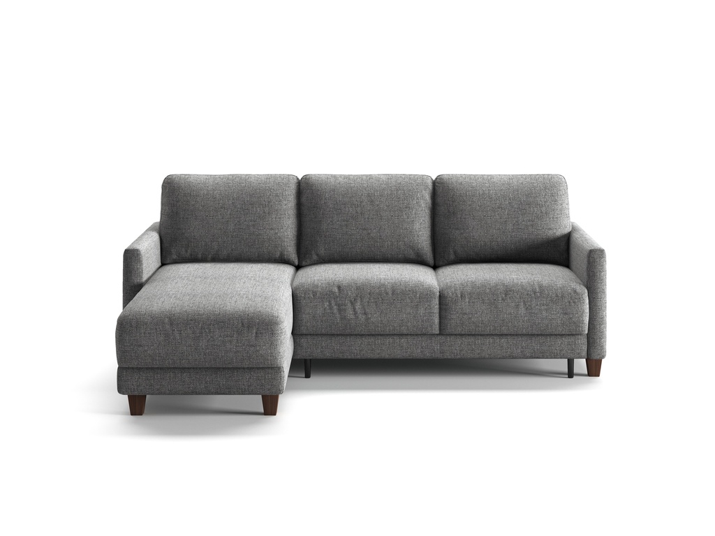 Martta Full XL Sectional (Loveseat Sleeper + Reversible Chaise) Atlantic 07 - 127/9 Walnut
