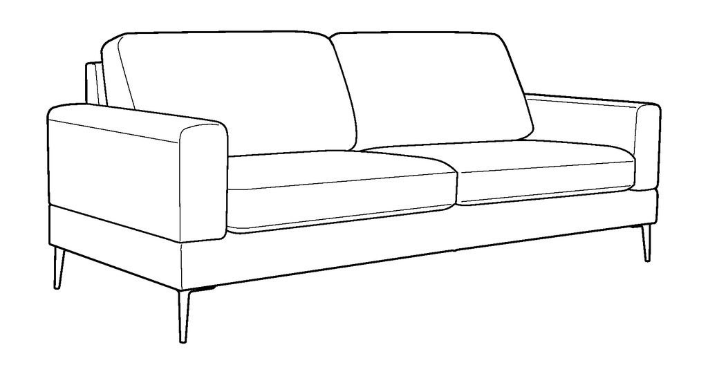 Capri Sofa - 2 Seats