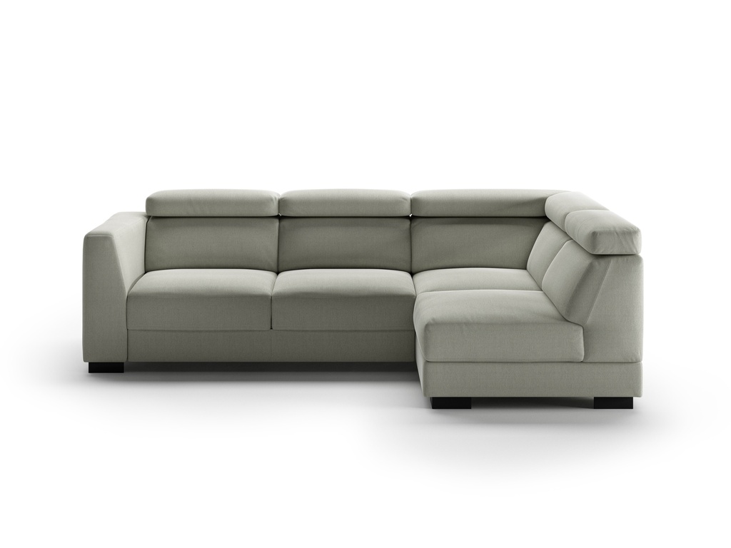 Halti LHF Loveseat + RHF Chaise Sleeper - Atlantic 02 - 402/6 Walnut