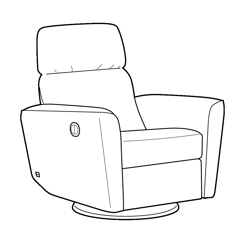 Welted Recliner - Power