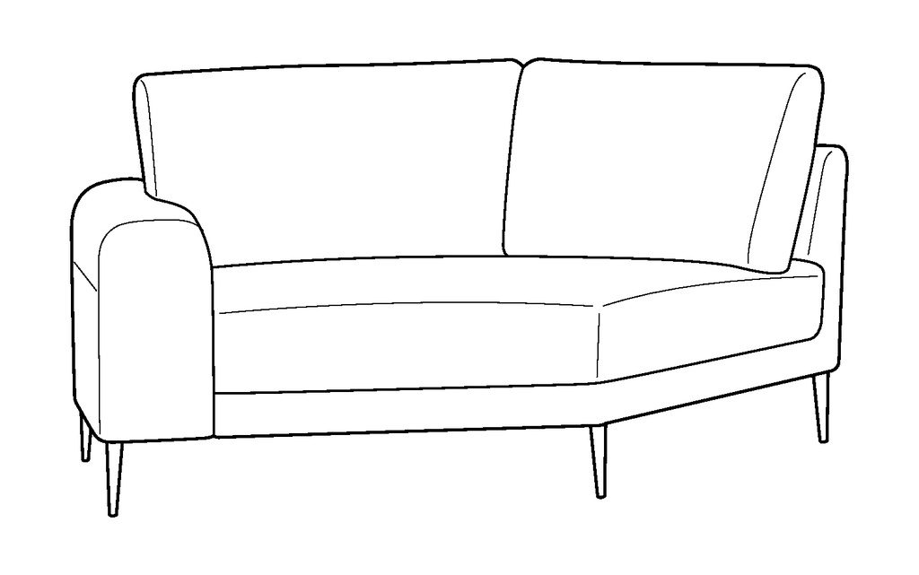 Joy Shaped Corner KN1 LHF