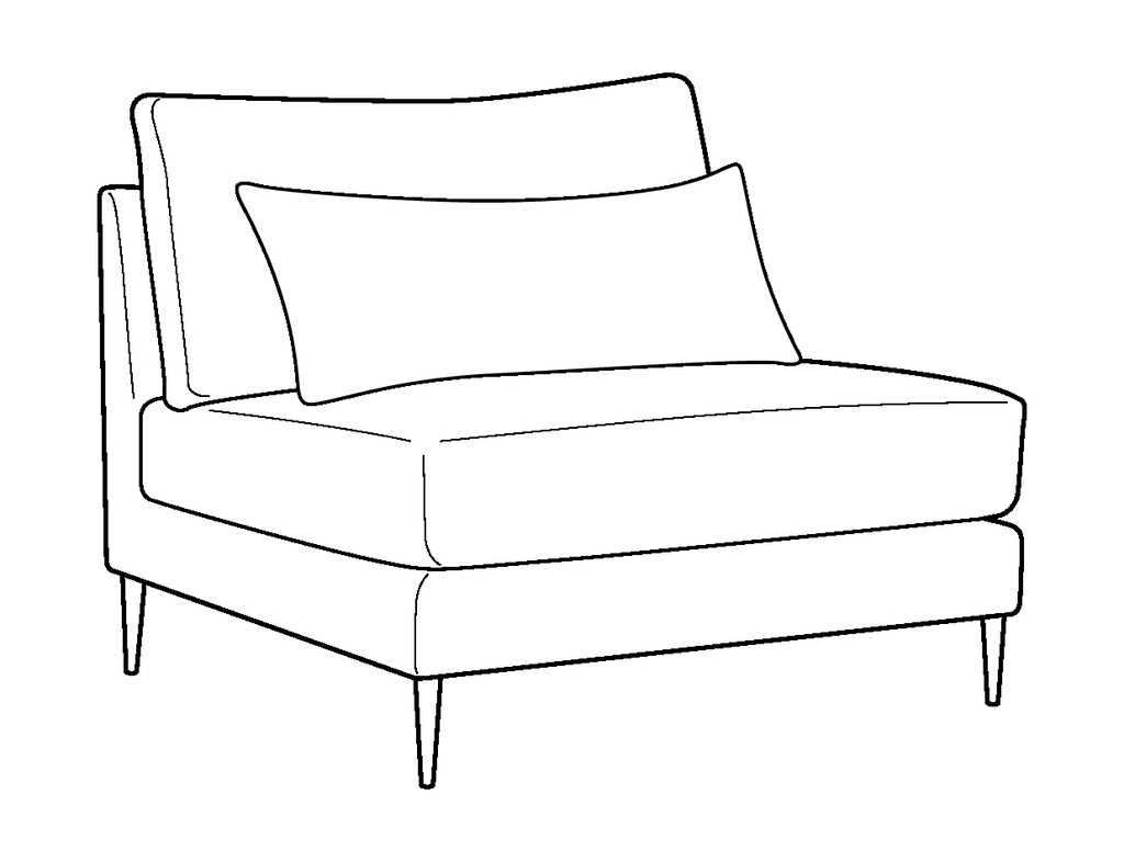 Liam Armless Chair