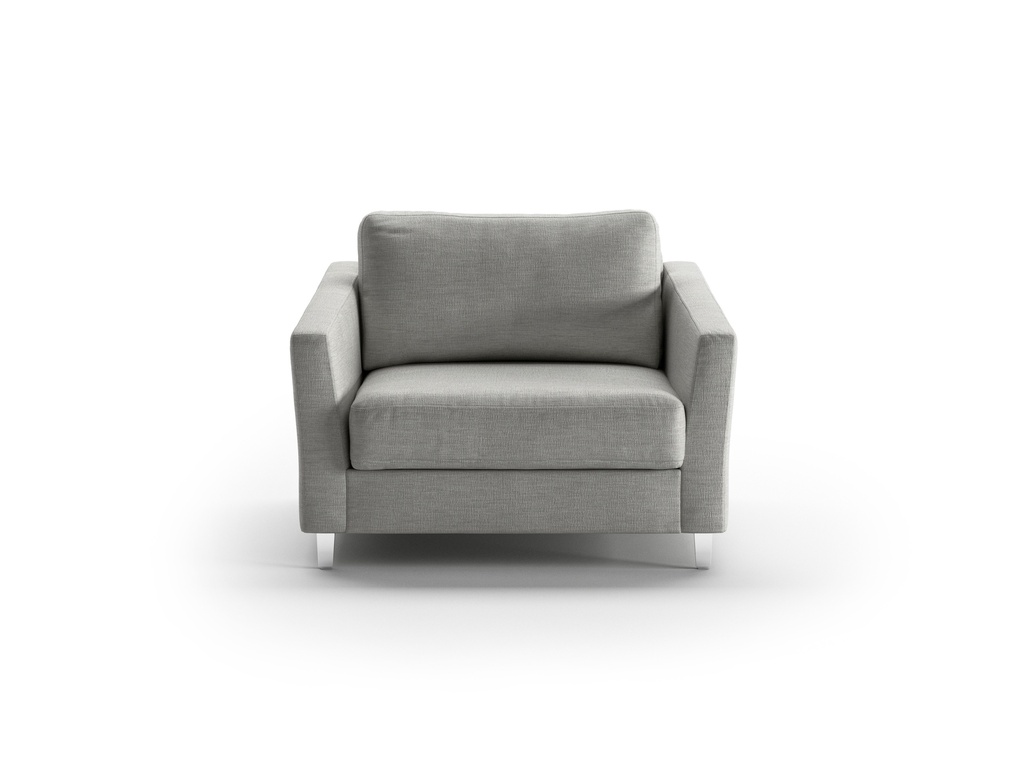 Monika Cot Chair Sleeper - Oliver 173 - 234/9 Chrome (Lux)
